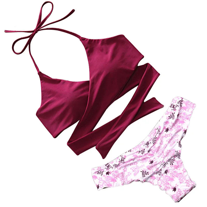NAKIAEOI-2017-Sexy-Cross-Brazilian-Bikinis-Women-Swimsuit-Push-Up-Swimwear-Fall-Floral-Criss-Bikini-Set (5)