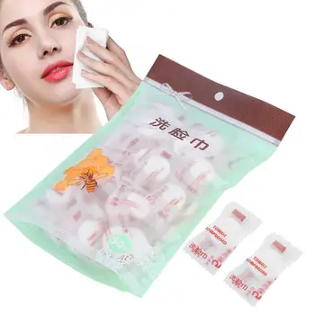 

Compressed Face Mask 50PCS Disposable Cotton Fabric Compressed Mini Towel Face Cleaning Cloth for Travel Makeup Remover Wipes