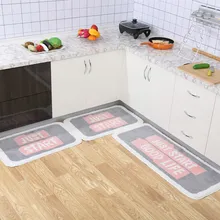 Кухонный коврик входная дверь коврик письмо милый толстый плюшевый абсорбирующий домашний туалет коврики для ванной комнаты