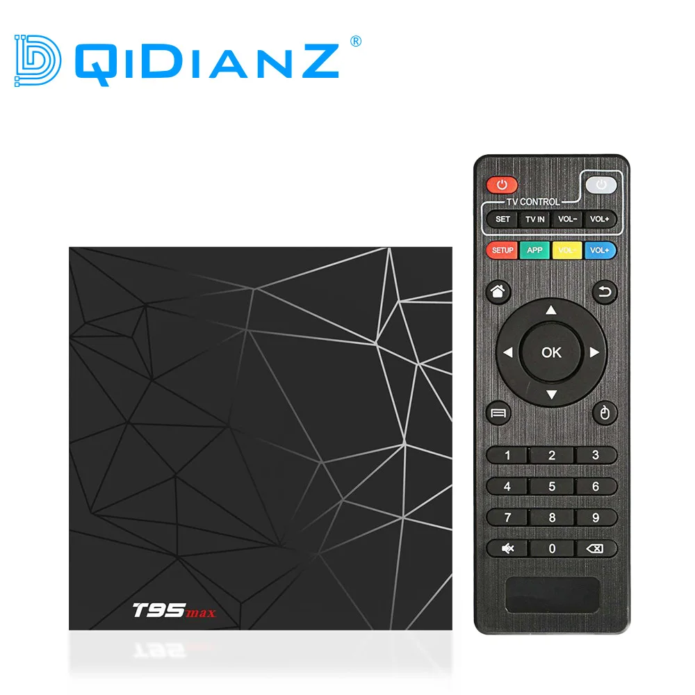 DQiDianZ T95MAX Android 9,0 Smart tv BOX Allwinner H6 четырехъядерный Поддержка 2,4G беспроводной wifi телеприставка медиаплеер T95 MINI MAX