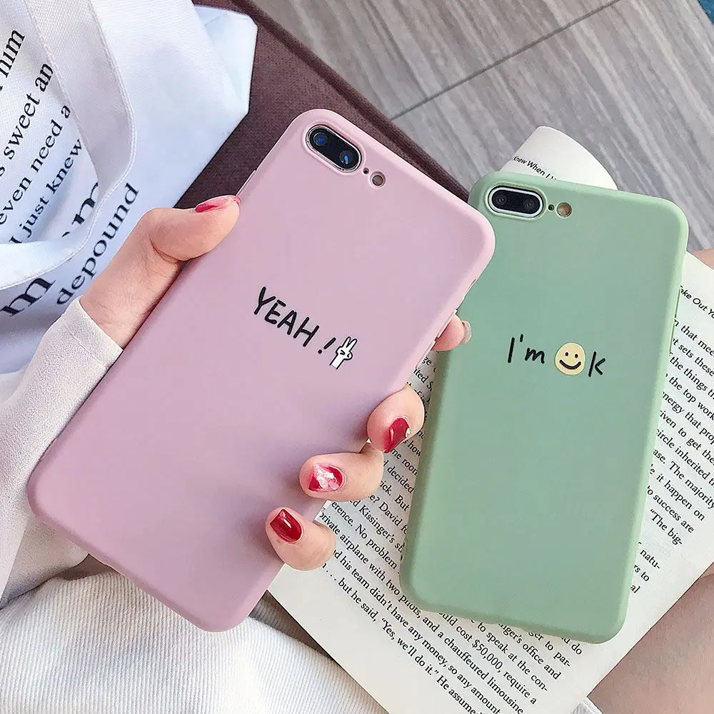 

Plain Case For iPhone X XS Max Xs Case Soft TPU Cover For iPhone 7 Plus 8 Plus 7 8 6 6s 6 Plus Anti-knock Cute Phone Case