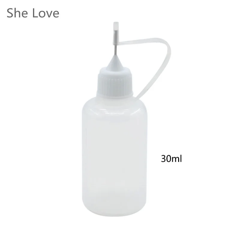 

She Love 30ml Empty Quilling Bottle Mehndi Henna Tattoo Clear Drawing Applicator Bottle