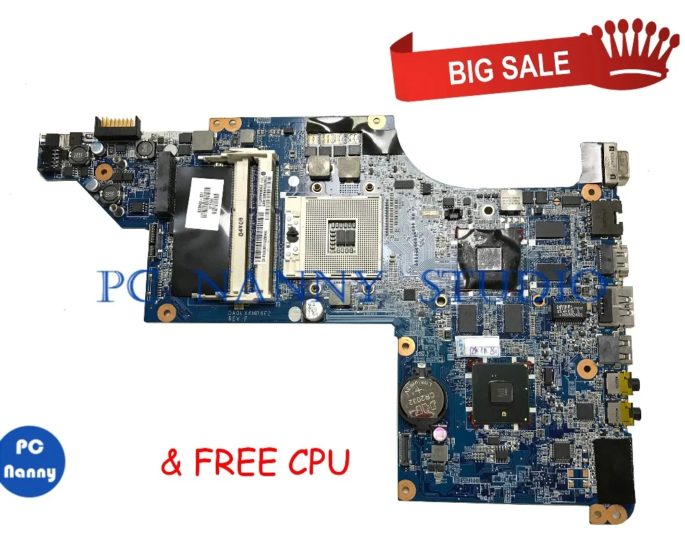 

PC NANNY FOR HP DV6-3000 Laptop Motherboard DA0LX6MB6F2 603642-001 HM55 DDR3 tested
