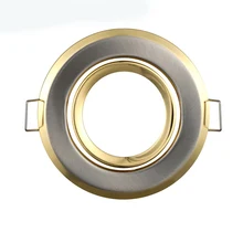 5 шт. современный круглый светодиодный потолочный светильник крепежные приспособления GU10 MR16 GU5.3 алюминиевый светильник светодиодный рамка скрытый точечный свет для комнаты