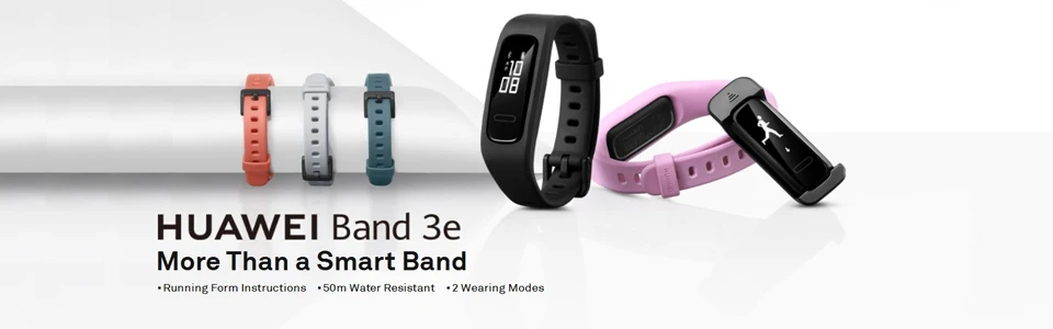 huawei Band 3e смарт-наручный шагомер 50 м водонепроницаемый башмак-пряжка трекер сна напоминание