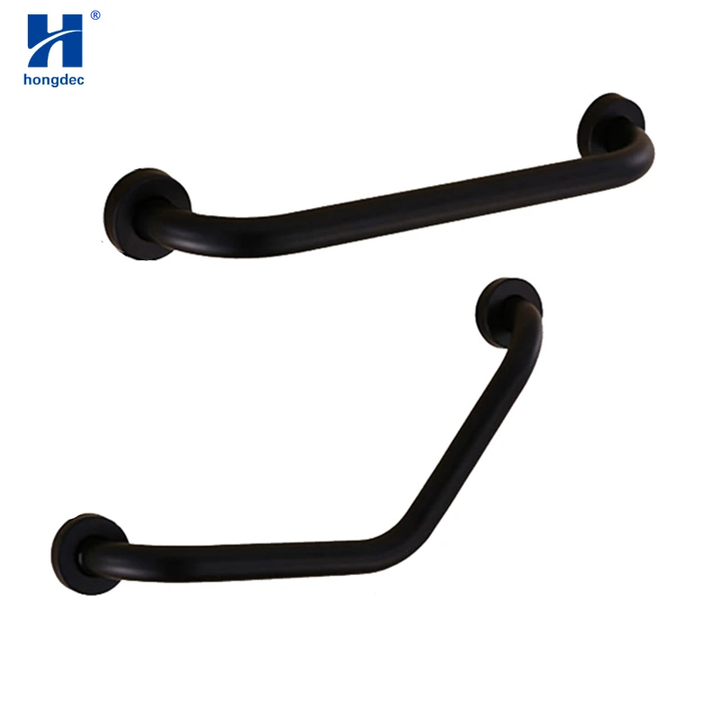 

Hongdec 304 Stainless Steel Black Grab Bar Bathroom safety hand rail for Bath Shower Toilet
