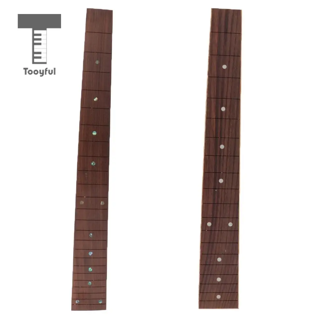 Rosewood 19/24 Guitar Fingerboard Fretboard Good Stability With White Acrylic Inlay Dot For Electric Guitar Replacement Parts