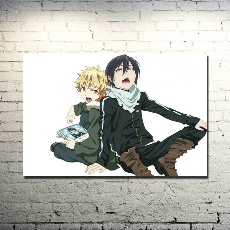 Noragami Yato Yukine горячий художественный шелковый аниме-плакат печать 13x20 24x36 дюймов картина для домашнего декора спальни(нажмите, чтобы увидеть больше - Цвет: click