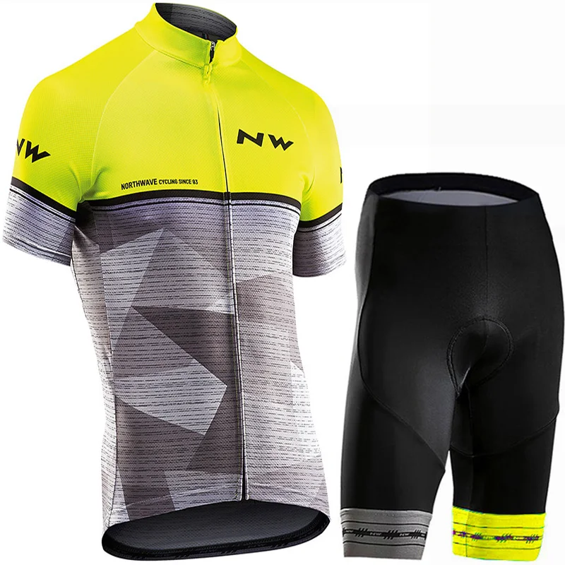 NW брендовый Комплект Джерси для велоспорта MTB, одежда для велоспорта, дышащая одежда для велоспорта, одежда для велоспорта, Майо Roupas Ciclismo - Цвет: Normal Cycling Set