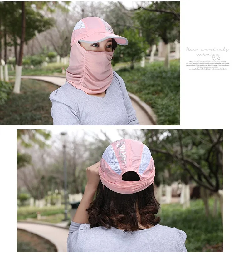 It can be folded ! ladies summer hats sun visors for women sun visor hat for men visor cap sun hat with neck protection sun visor hat for men (21)