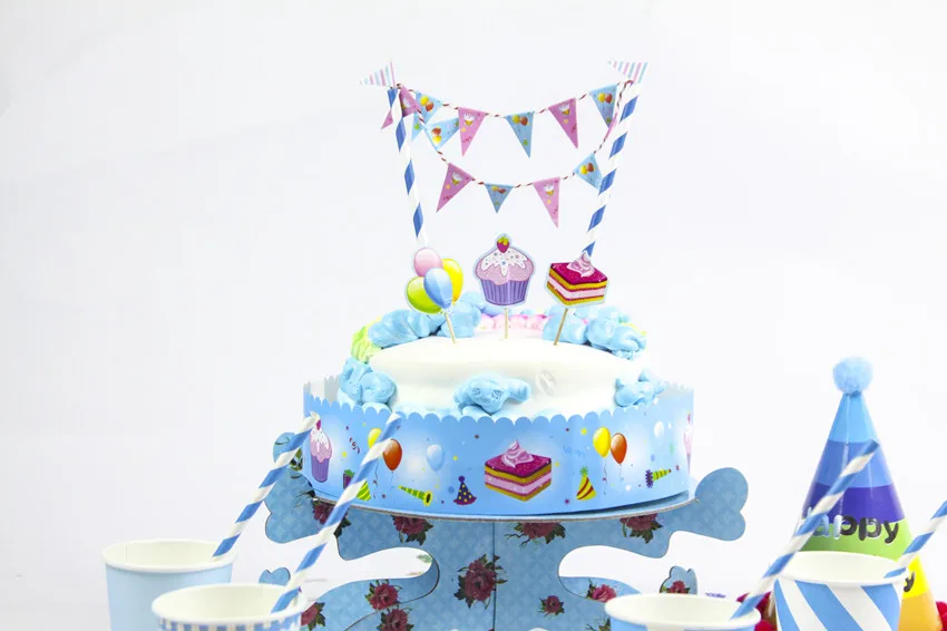 Le Prince Glace Theme Gateau Drapeau Gateau Emballage Gateau