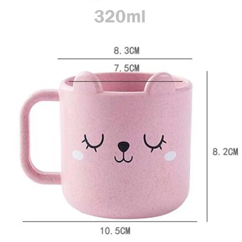 Милая чашка с рисунком кота, чашка с ручкой, молоко, кофе, пшеничная ...