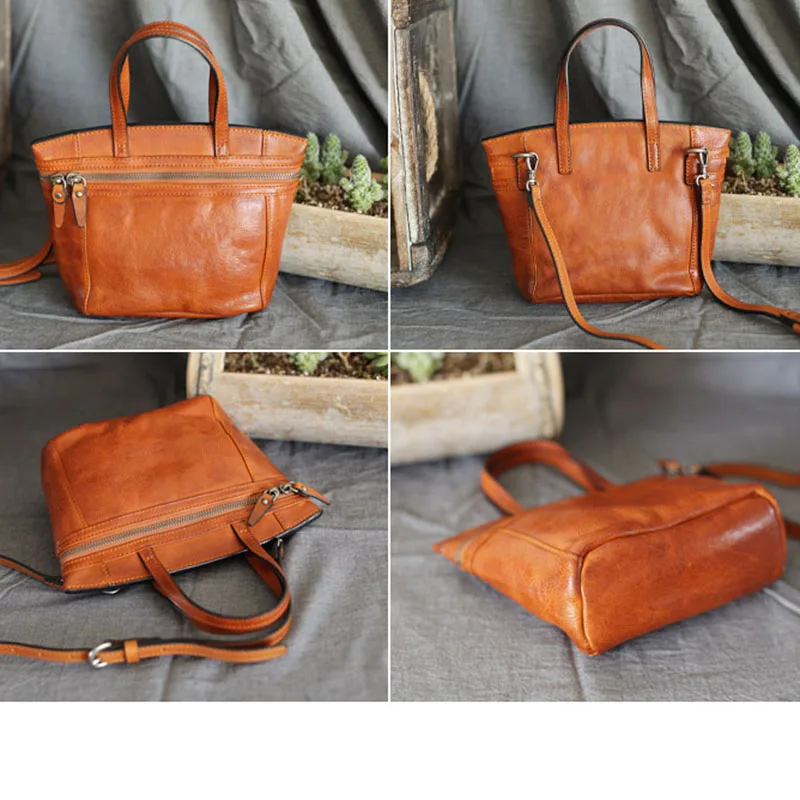 AETOO New retro art handbags original handmade leather small bag simple wild shoulder messenger bag