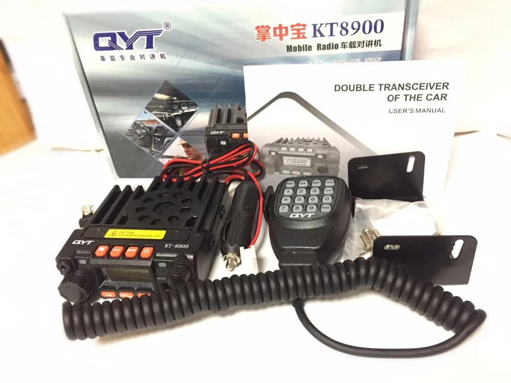 QYT KT 8900 KT8900 25 Вт 136 174 МГц 400 480 мини двухдиапазонное мобильное радио двухстороннее