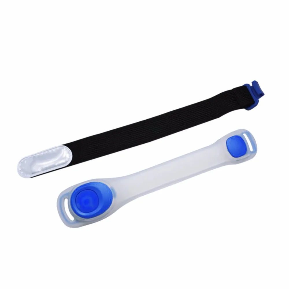 Excellent 1Pc Reflective Safety Run LED Light Lamp Portable Belt Arm Strap Night Running Cycling LED Armband Light 2019 4