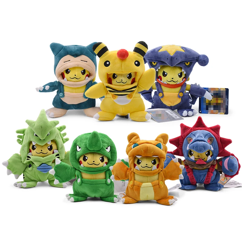 pikachu garchomp plush