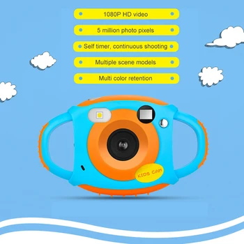 

HD 1080P Kids Cartoon Camcorder Gift with Mini LCD Screen Digital Camera Fresh Camcorders For Children Automatic Video Recorder