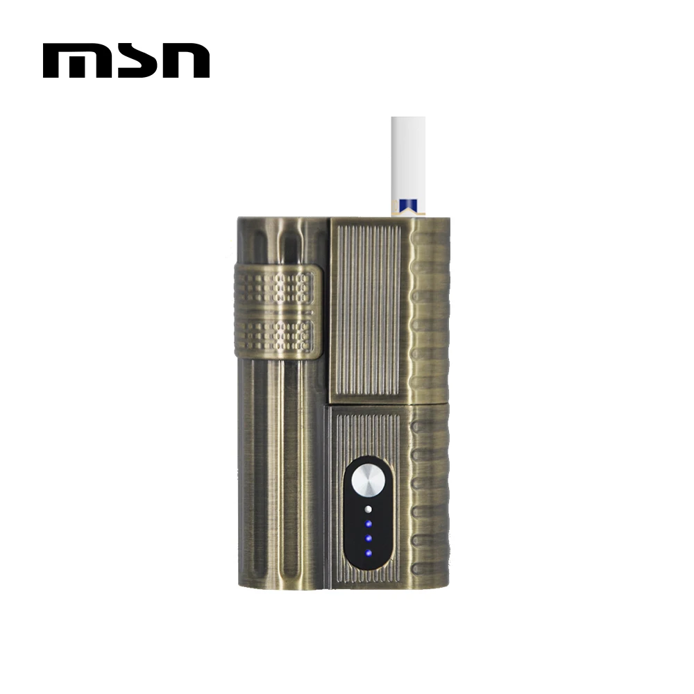 2019 MSN Newest 2300mAh iquos Electronic cigarette heater Heating not Burn Zippo shape compatibility with iQOS stick