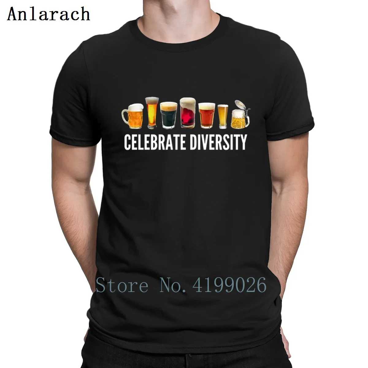 

Hot celebrate diversity beer lover craft fun drinking t-shirt HipHop Round Collar funny vintage Causal Tee Shirt fashion