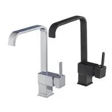 Chrome масла, черный резиновый бронза кухня torneira Cozinha Chrome Поворотный одной ручкой L14 на бортике бассейна раковина кран, смеситель