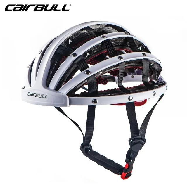 CAIRBULL дизайн складные велосипедные шлемы Сверхлегкий велосипед шлемы дышащий портативный дорожный безопасный велосипедный шлем шляпа Capacete - Цвет: white