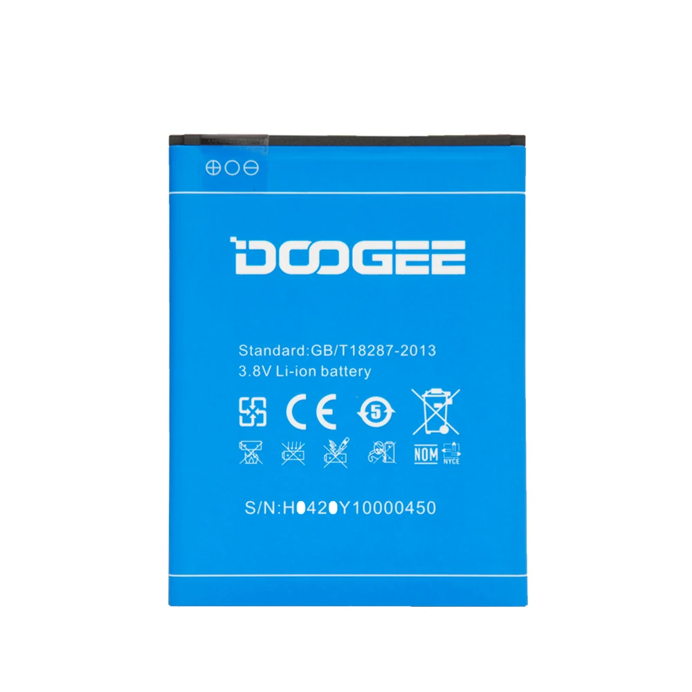 DOOGEE Y100 батарея 2200 мАч 100% Оригинальный Новый Сменный аксессуар для Valencia 2 Pro