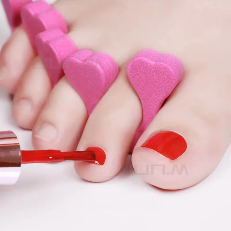 

20Pcs Nail Art Sponge Foam Finger Toe Separation Tool Aspect Nail Makeup Painting Manicure Tool Accessories