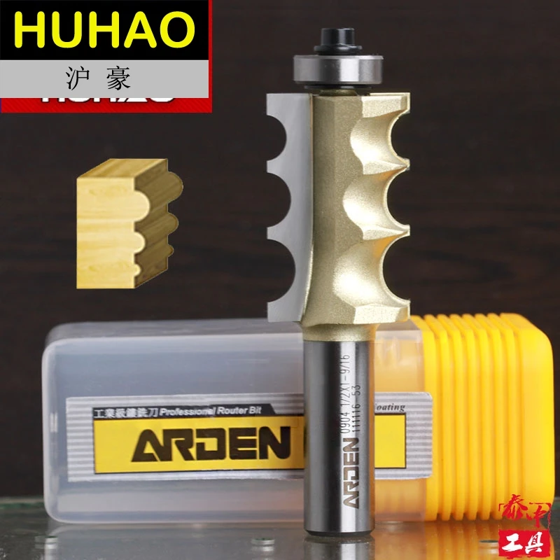 

Woodworking Tools Triple Bead Arden Router Bit - 1/2*1-9/16 " Shank - Arden A0904198