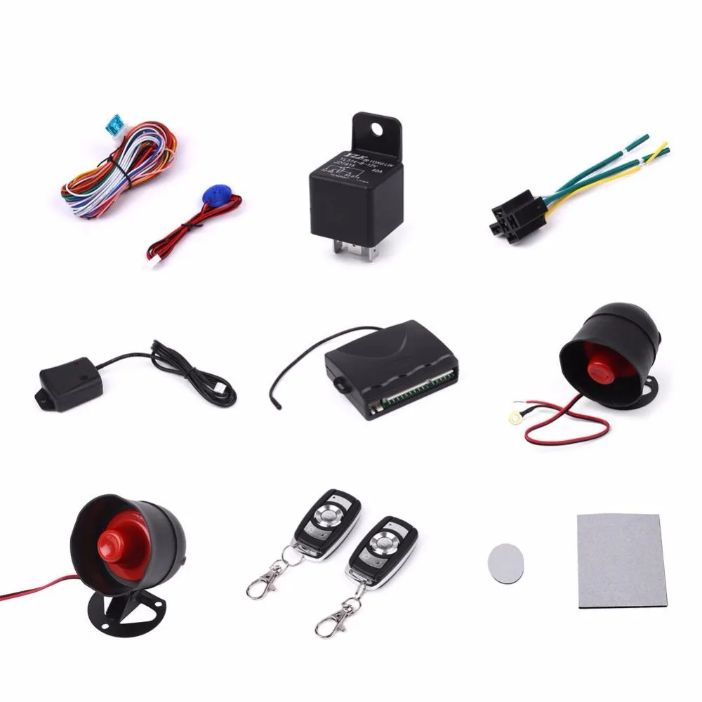 

giantree Car Auto Keyless Entry Central Remote Control Anti Theft Alarm Alert System