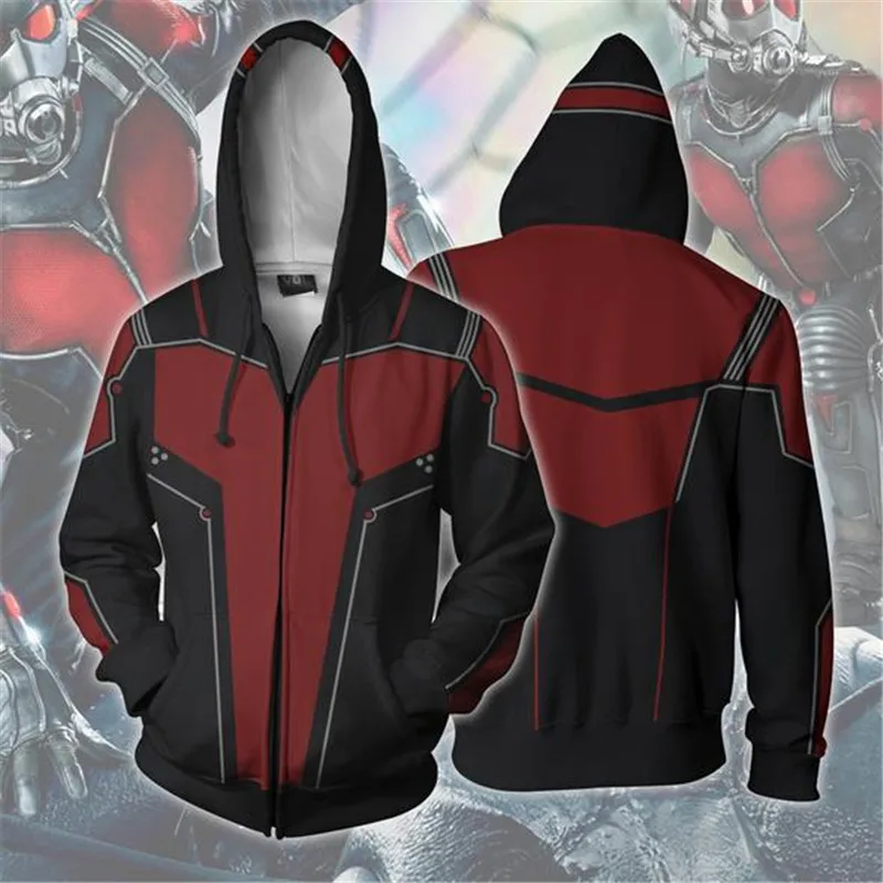 Fans Wear Sweatshirt Superhero Ant Man 3D Prined Hooded SweatshirtsAnt Man Civil War Cosplay Men Hoodie Fans Wear Sweatshirt Superhero Ant Man 3D Prined Hooded SweatshirtsAnt Man Civil War Cosplay Men Hoodie