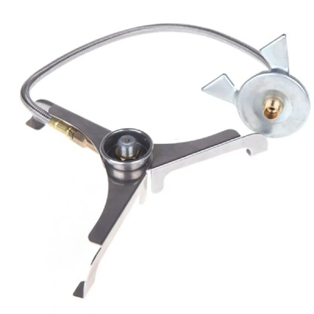 New Outdoor Fold Camping Gas Stove Adaptor Hiking Cooking With