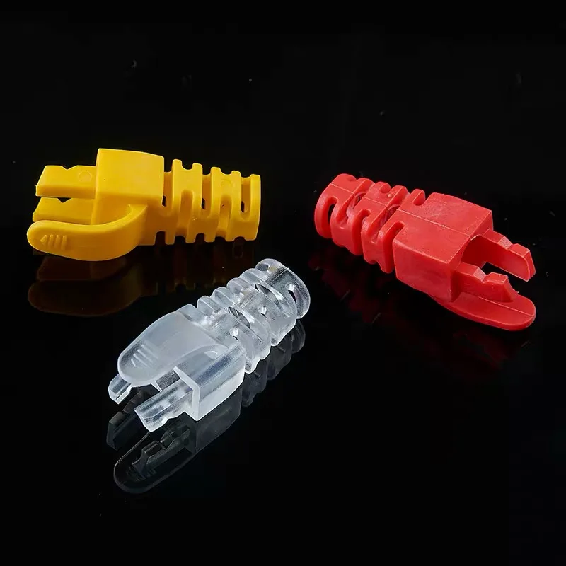Защитная крышка для кабеля Ethernet Cat5e Cat6 50 шт. защитная сетевого разных цветов