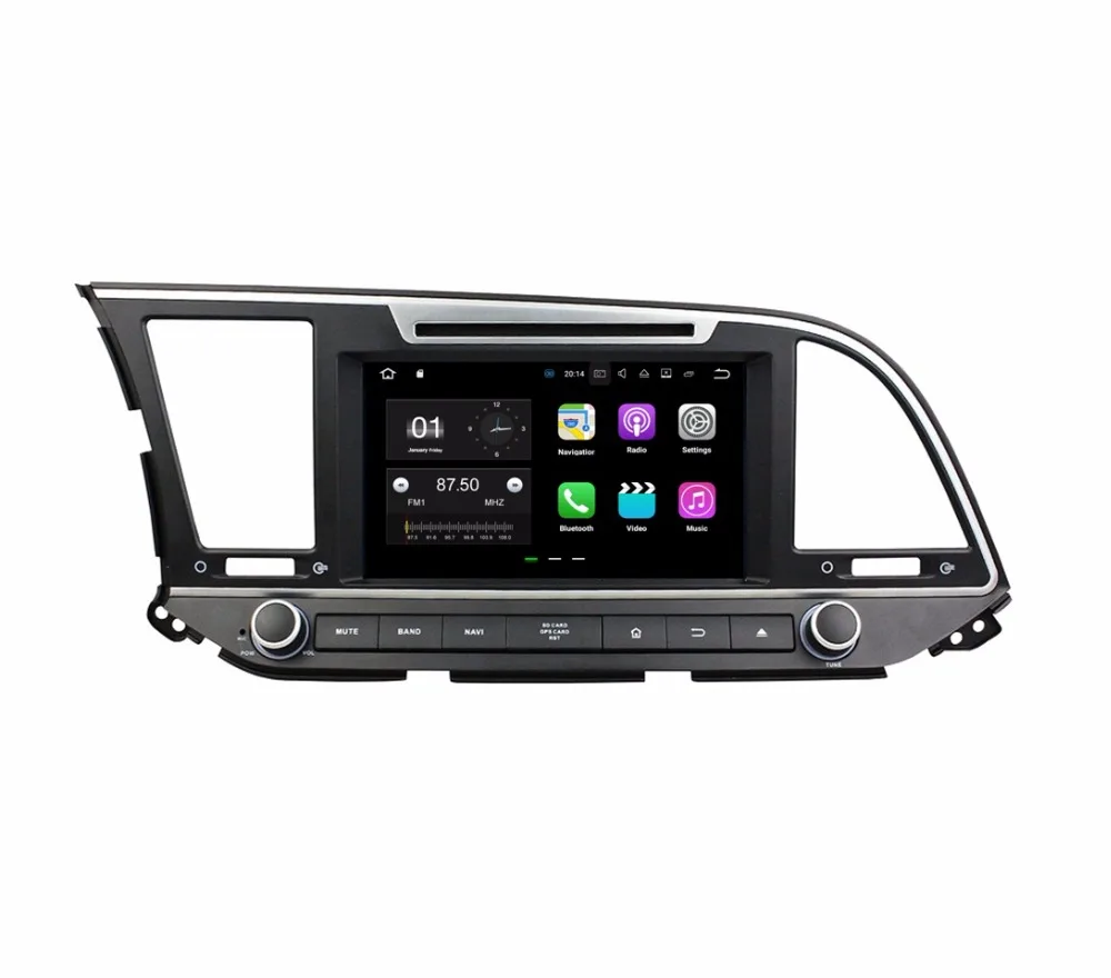 2GB RAM Quad core 2 din 8 Android 7 1 Car DVD Player for Hyundai Elantra