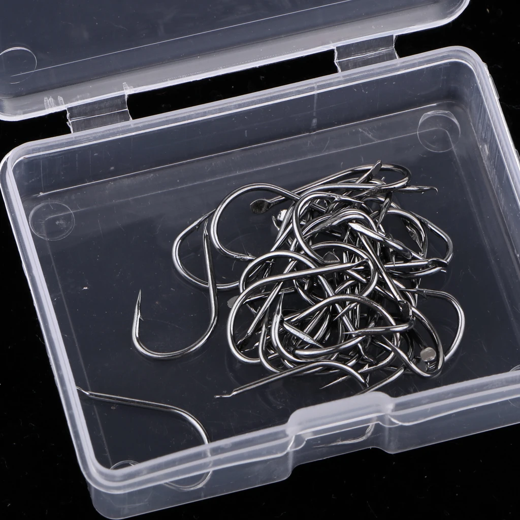 Perfeclan 5 Boxes Fishing Hooks with Barbed Crab Hook Sports Accessories Stainless Steel Fishing Barbed Hook Fishing Hook Kit