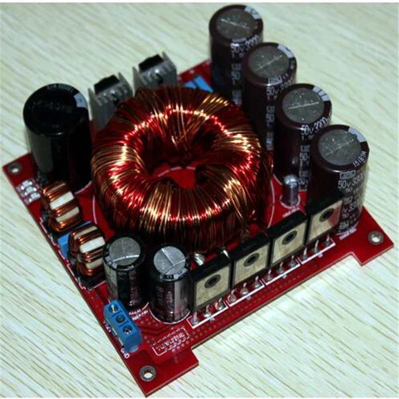 YJ0006 500W Car stereo audio amplifier Power boost board Single 12V input conversion double + -45V output