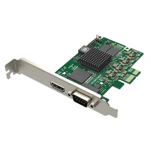PCI-E карта захвата видео с HDMI/DVI/компонентный/CVBS+ аудио LR/s-видео вход