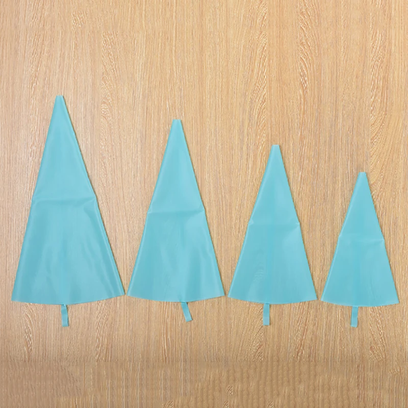 

4Sizes Confectionery Bags Silicone Icing Piping Cream Pastry Bag Nozzle DIY Cake Decorating Baking Decorating Tools Reusable 1PC