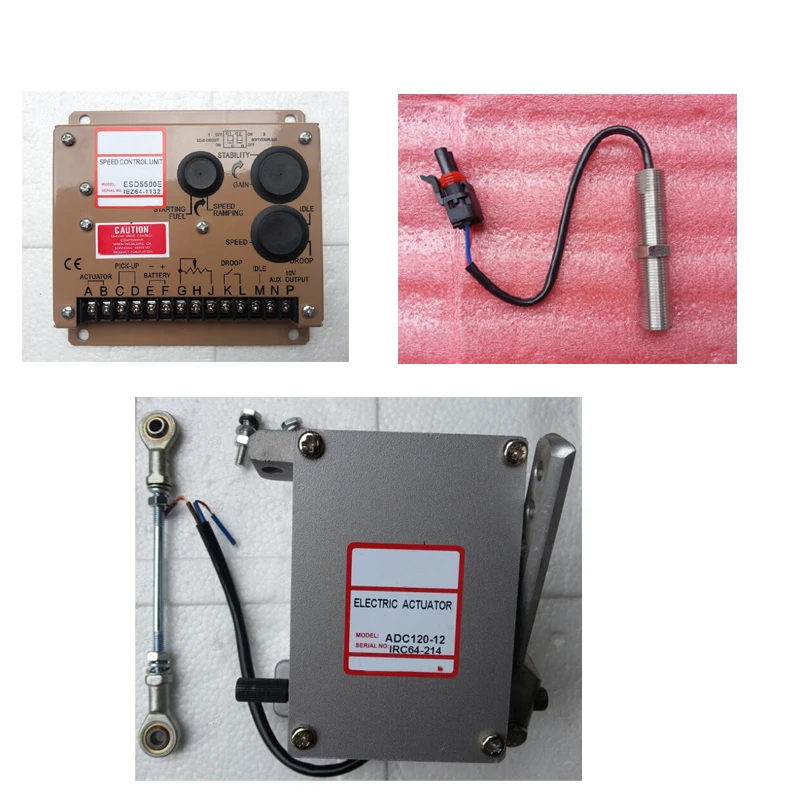 ESD5500E series speed governor with actuator ADC120 12V or ADC120 24V