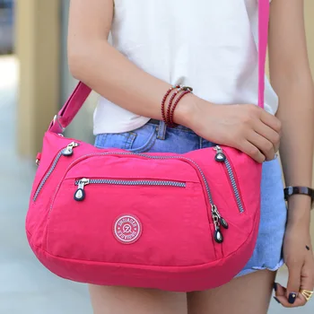 

2018 Summer Beach Bag Shoulder Luxury Handbags Women Bags Designer Waterproof Nylon Female Purse Sac Femme Bolsa Feminia