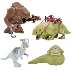 4 шт./лот Tauntaun Jabba Dewback Rancor рисунок набор строительные блоки детские игрушки подарки для детей