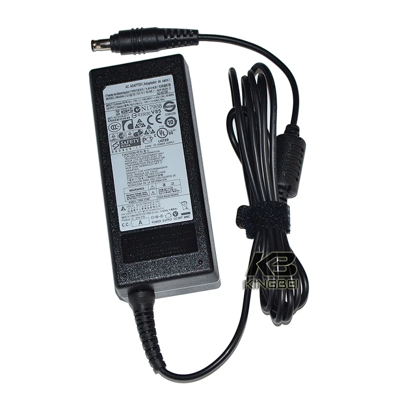 Adaptador de corriente de 60W y 19V, cargadores de CA para Samsung NP350U2A, NP355E4C, NP300E5K, NP300E5X, Serie 3 NP N110 KA02US, de batería para ordenador portátil|laptop charger|ac adapter chargerac power adapter