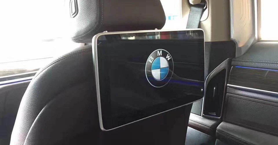Excellent Auto Bluetooth TV Momitor Touch Screen Headrest DVD Player For BMW 5 Series G30 2017 Android 6.0 OS Rear Seat Entertainment 0