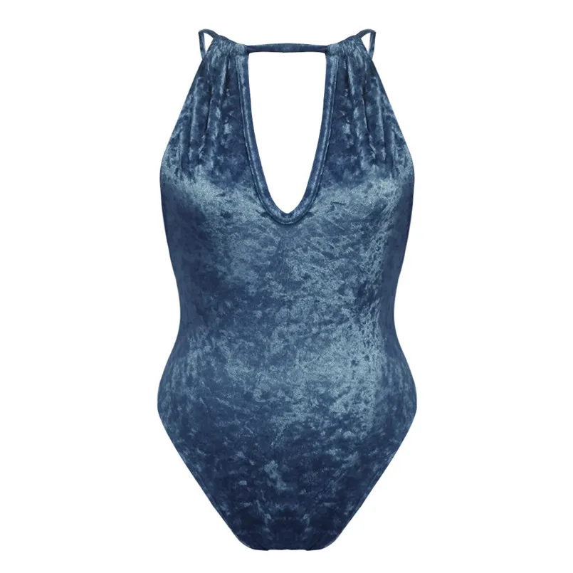  New Summer Women Sexy Velvet Camisole Solid Jumpsuit Backless Playsuit Bodysuits Lady Elegant Fashion  Playsuit Jumpsuit #4R07  (12)