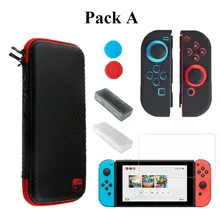 IVYUEEN чехол из углеродного волокна для kingd Switch NS сумка для хранения водонепроницаемая с силиконовой кожей для Joy Con крышка контроллера ручки