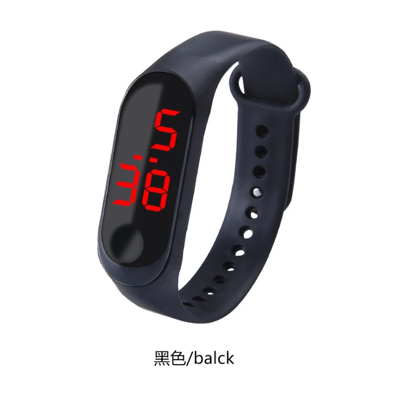 

2019 new M3 LED electronic watch men's watch ladies electric watch year and month display time display часы мужские