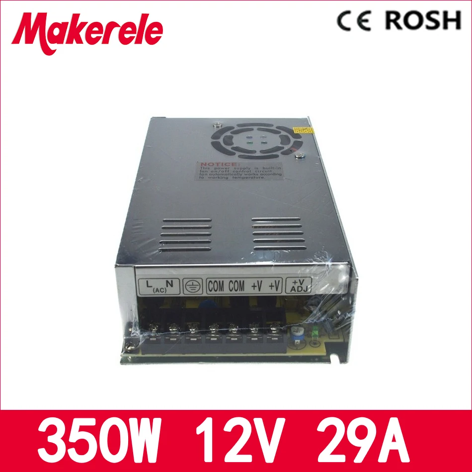 

110V 220V AC to dc12V 29A MS-350-12 350w switching power supply smps mini size single output new type with CE certification