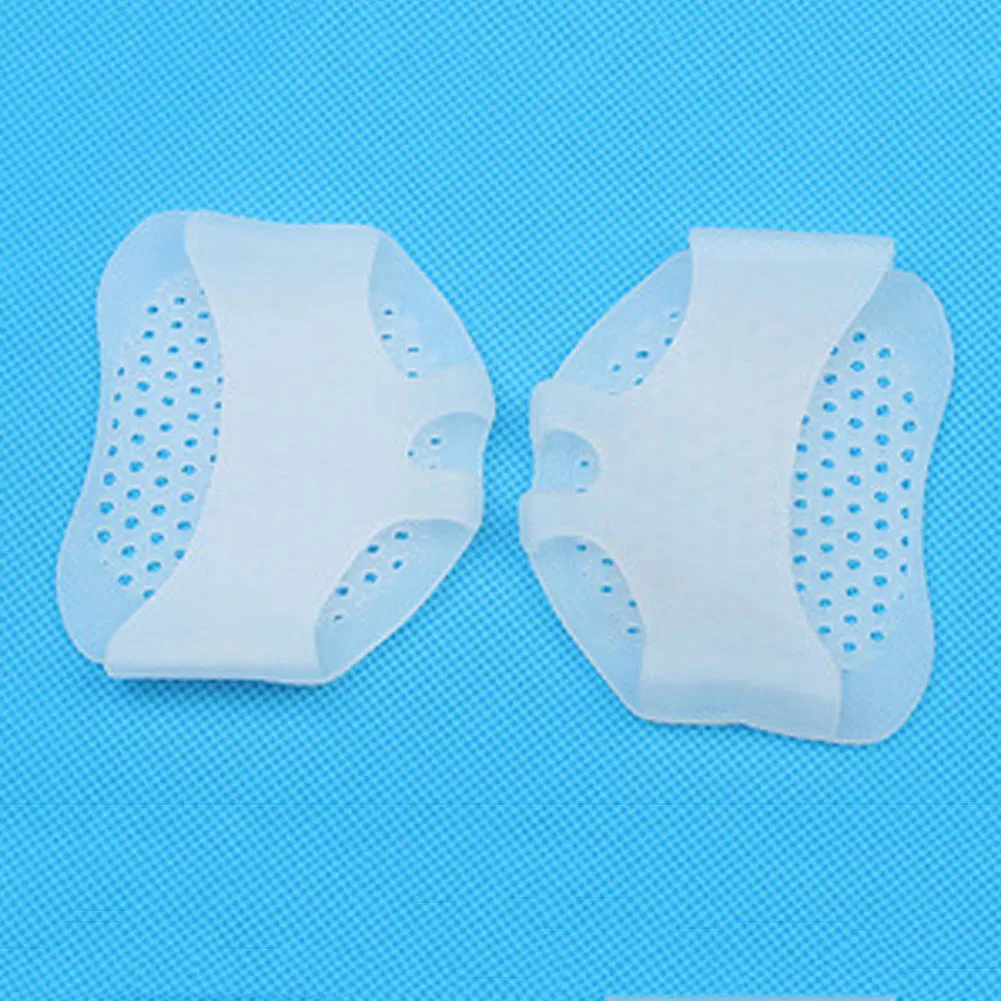 1Pair Silicone Heel Pads Soft Forefoot Half Yard Pads Invisible High