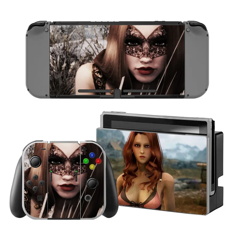 Виниловая наклейка для Nintendo Switch консоль и контроллер|Наклейки| |