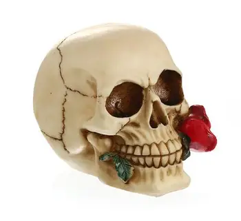 

Resin skull skull head handicraft personality setting foreign trade supply office setting gifts