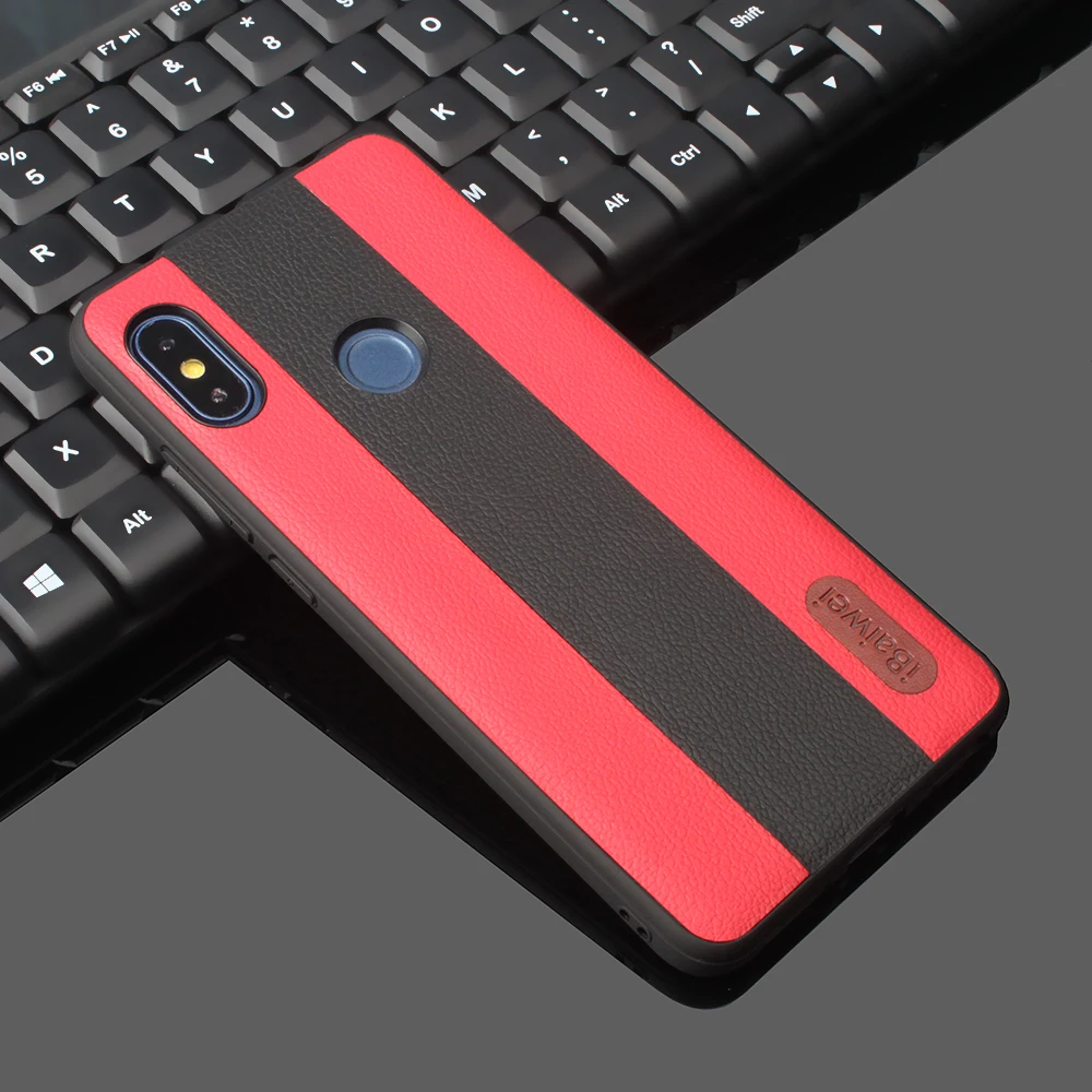 

Xiaomi Redmi Note5 Case Back Cover Redmi Note 5 6 7 Pro Global Version silicone Leather case Redmi 6A 6 Mi 8 lite Mi9 A1 6 coque